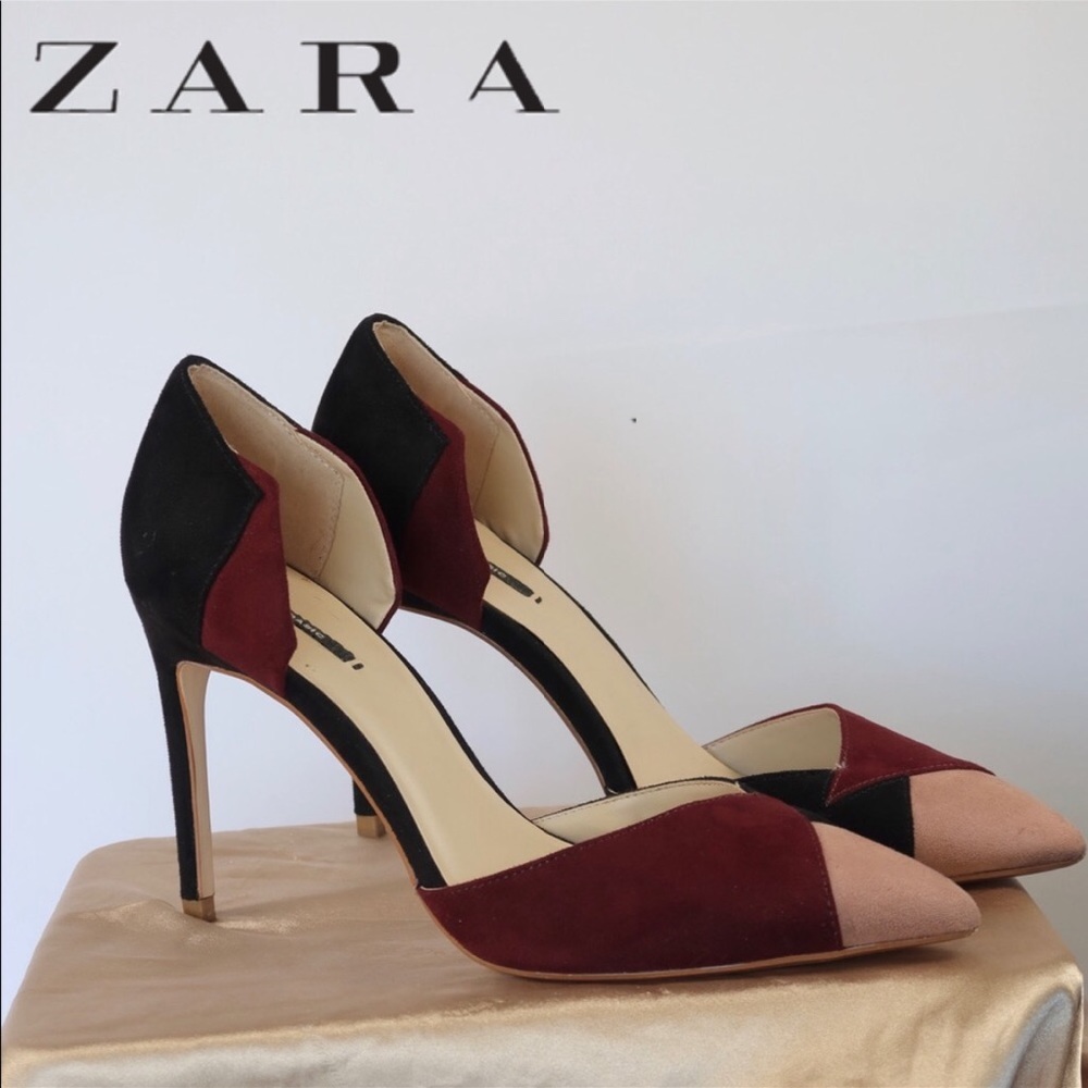 Color Block Heels